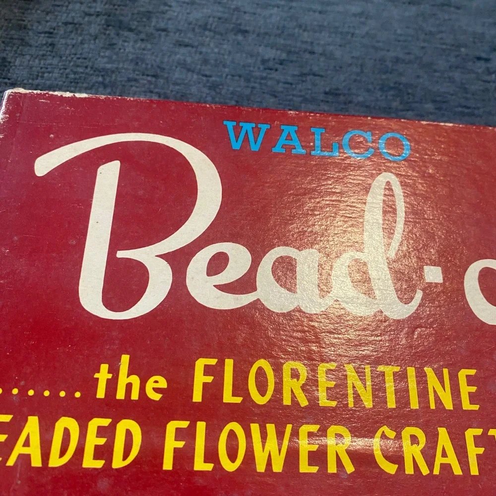Walco Bead-a-Bouquet Flower Craft Kit 1959 Vintage 4811 Opened and Some Used